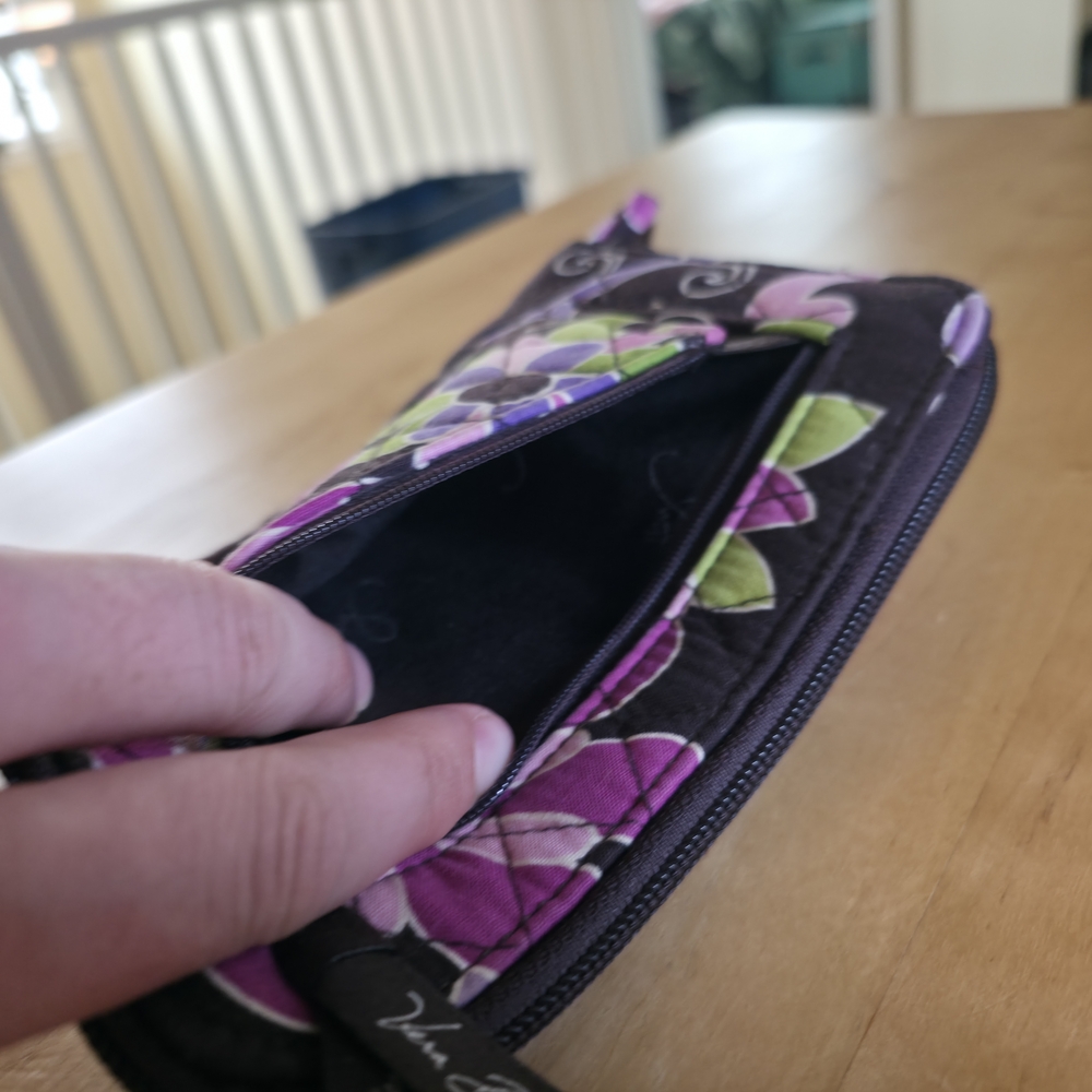 Vera Bradley Purple Punch Wristlet/Wallet - Picture 3 of 4